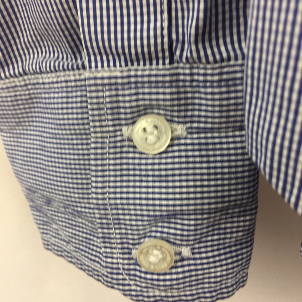 Paul Shark Shirt Women 40 Yachting Gingham Plaid - Picture 5 of 7